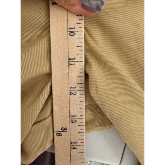 Alex Mill Pleated Boy Chino ‎ Pants tan cropped preppy 90s sz 8 - Picture 5 of 11